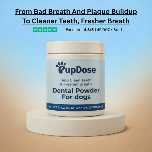 Dental Powder — Fresh Breath, Cleaner Teeth & Healthier Gums for Dogs